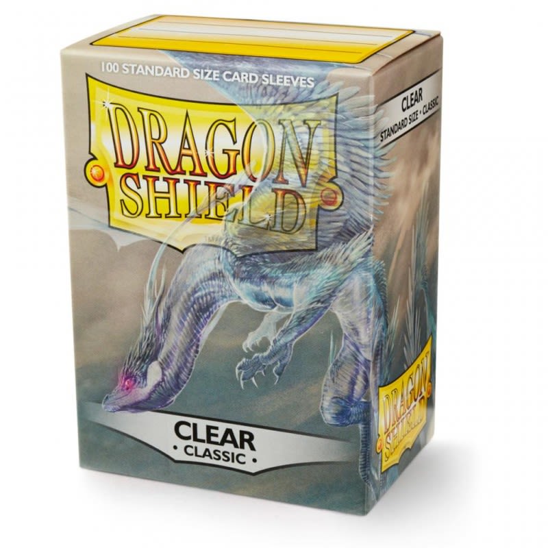 DRAGON SHIELD STANDARD SLEEVES (100) CLEAR CLASSIC1