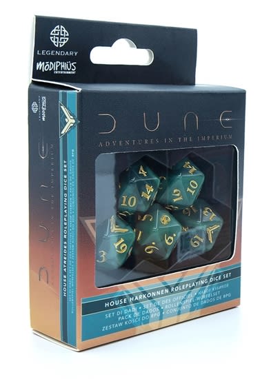 DUNE RPG - DICE SET- ATREIDES1