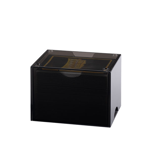 DRAGON SHIELD DECKBOX: 100+ STRONGBOX- CLEAR BLACK1