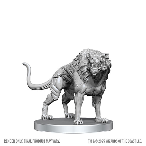 D&D NOLZURS MARVELOUS MINIATURES: UNPAINTED MINIS- WAVE 28- HELL HOUND & NARZUGON2
