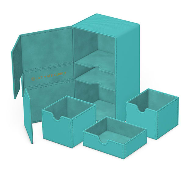 DECK CASE: TWIN FLIPNTRAY 200+ STANDARD SIZE XENOSKIN- SUMMER EDITION- LAGOON1