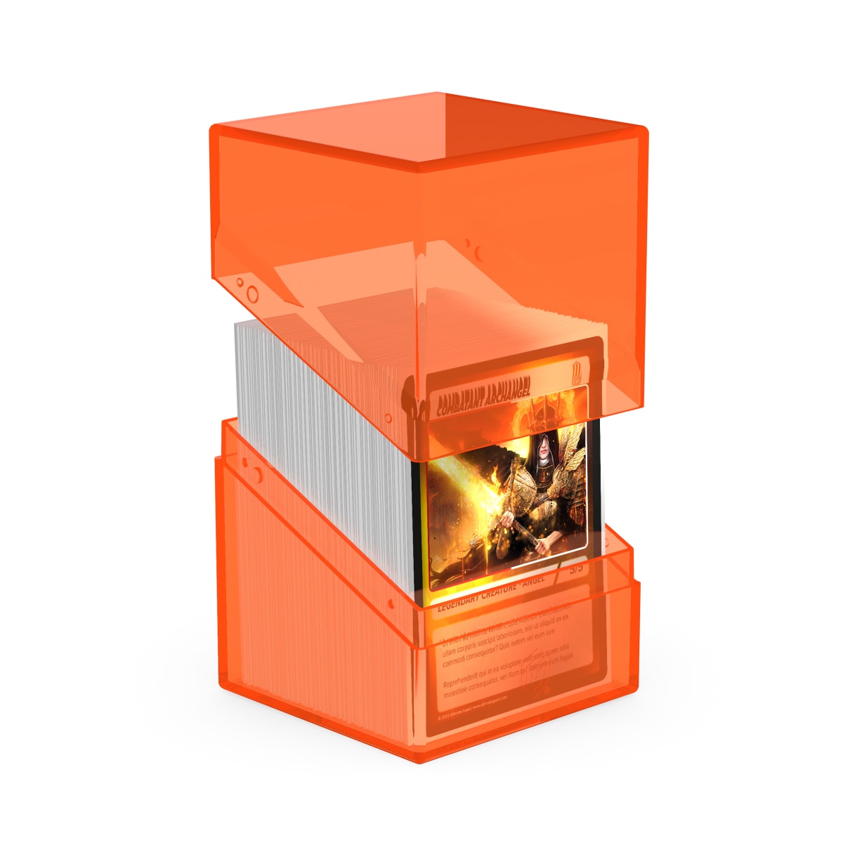 DECK CASE: BOULDER 100+ STANDARD SIZE- CLEAR POPPY TOPAZ1