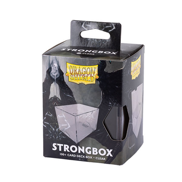 DRAGON SHIELD DECKBOX: 100+ STRONGBOX- CLEAR1