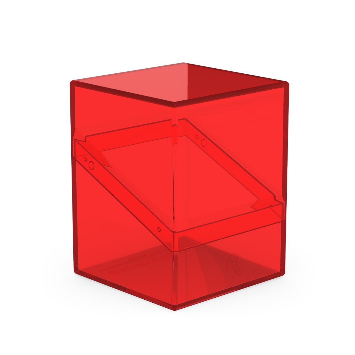 DECK CASE: BOULDER 100+ STANDARD SIZE- CLEAR RUBY2