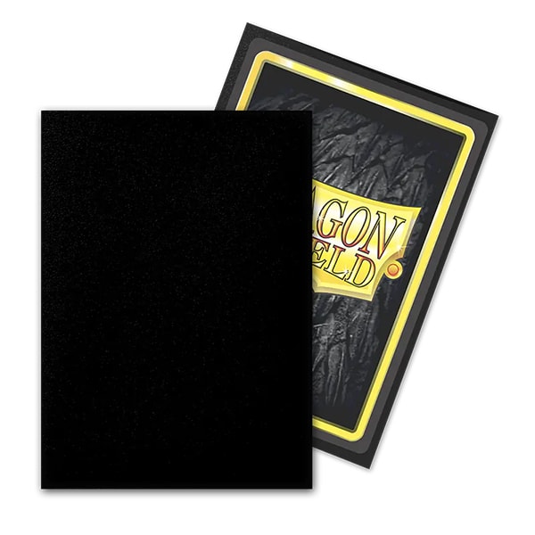 DRAGON SHIELD SLEEVES: STANDARD- MATTE OUTER SLEEVES - BLACK (100 CT.)1