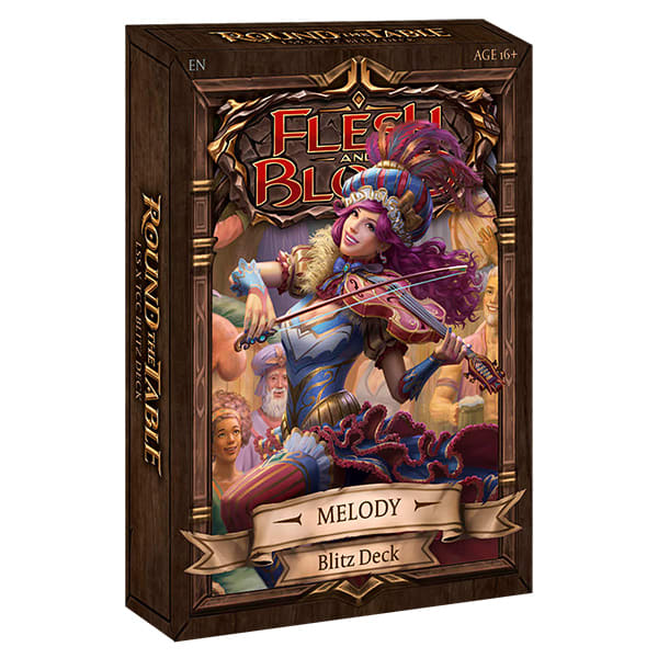 FLESH AND BLOOD TCG: ROUND THE TABLE TCC X LSS BLITZ DECK BOX (4 DECKS)4