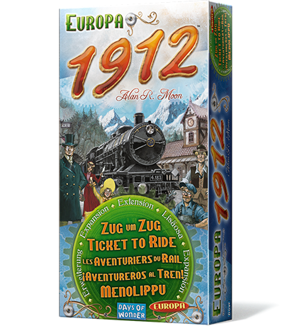 ¡AVENTUREROS AL TREN!: EXPANSION - EUROPA 1912 EXPANSION (ESPAÑOL/INGLES)1