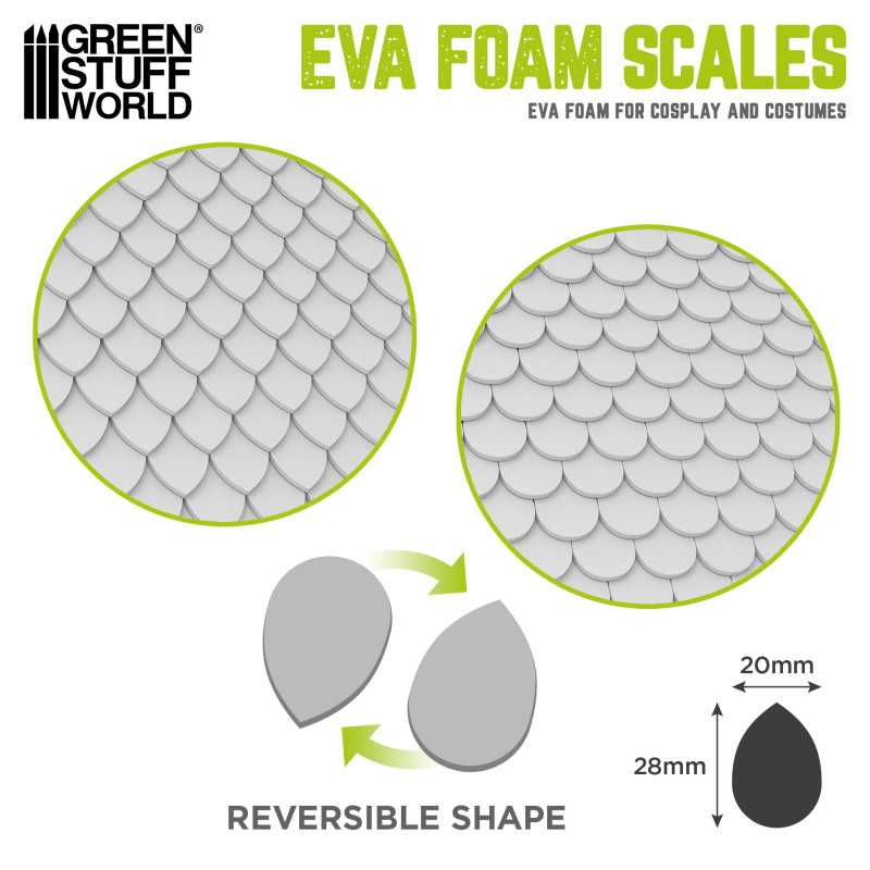 ESCAMAS DE GOMA EVA - LÁGRIMA1