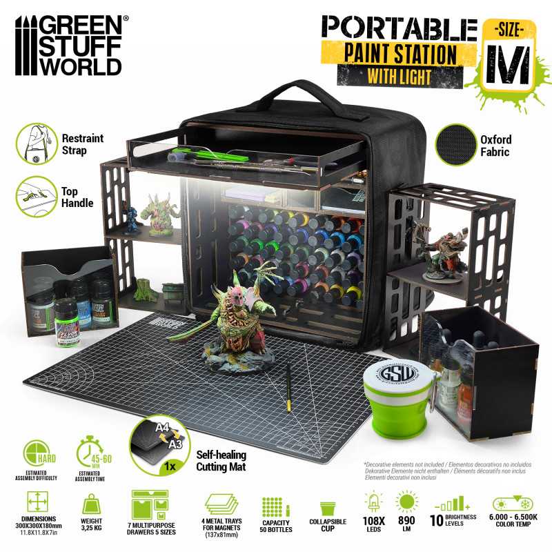 ESTACIÓN DE PINTURA PORTÁTIL/ PORTABLE PAINT STATION (MEDIUM SIZE)3