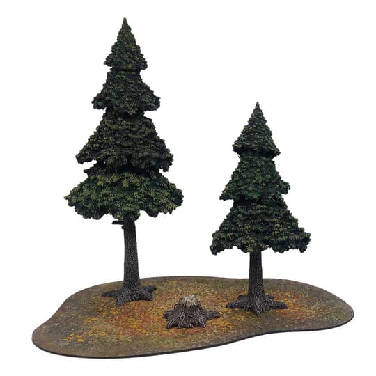 MONSTER SCENARY - EVERGREEN PINE FOREST1