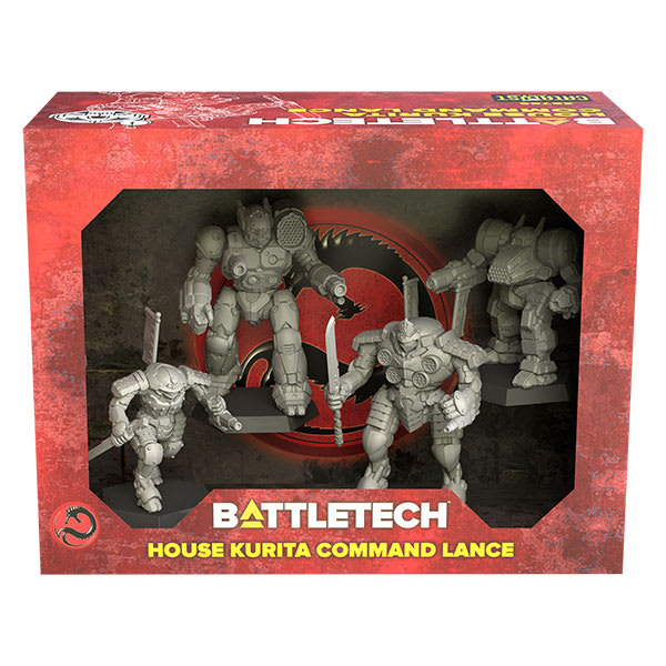 BATTLETECH: MINIATURE FORCE PACK- HOUSE KURITA COMMAND LANCE1
