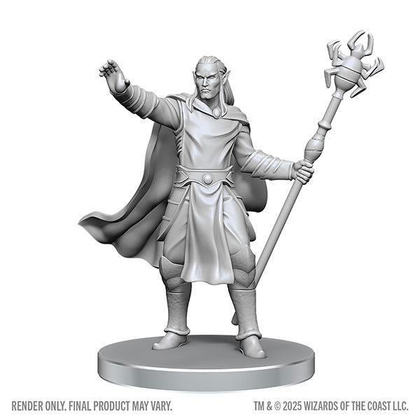 D&D NOLZURS MARVELOUS MINIATURES: UNPAINTED MINIS- WAVE 28- DROW MAGE & YOCHLOL2