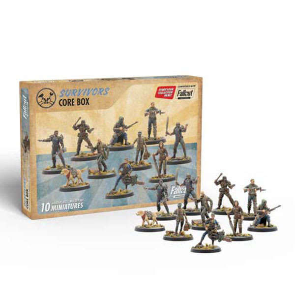 FALLOUT: MINIATURES - WASTELAND SURVIVORS CORE SET (PLASTIC)2