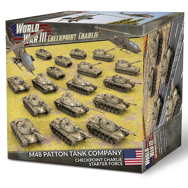 WORLD WAR 3: AMERICAN- STARTER FORCE- M48 PATTON TANK COMPANY (PLASTIC) - LIMITED EDITION8