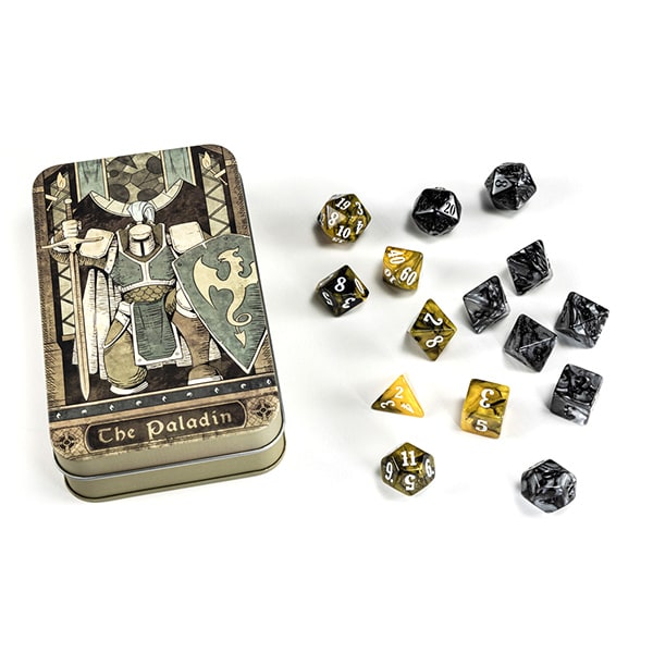 RPG CLASS DICE: PALADIN SET TIN (15 DICE)1