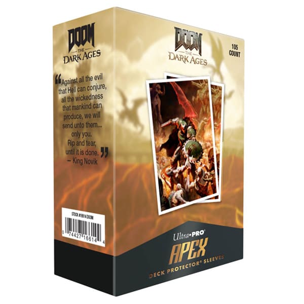 DECK PROTECTORS: APEX- DOOM- ONSLAUGHT (105CT)1