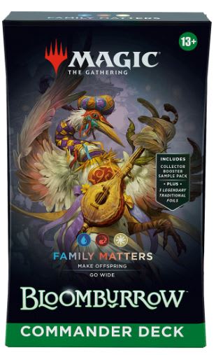 MTG Bloomburrow Commander Deck Family Matters (Blue-Red-White)1