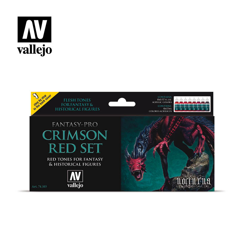Fantasy Pro Set Crimson Red Set (8), 17 ml.1
