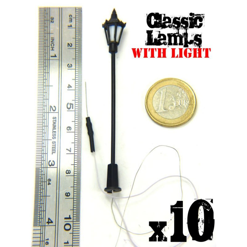 10X FAROLAS CLASICAS CON LUCES LED2