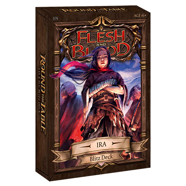 FLESH AND BLOOD TCG: ROUND THE TABLE TCC X LSS BLITZ DECK BOX (4 DECKS)2