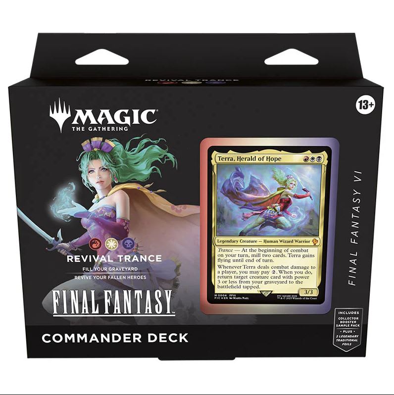MTG: UNIVERSES BEYOND- FINAL FANTASY COMMANDER DECK - REVIVAL TRANCE1