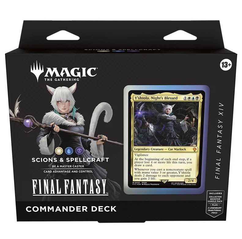 MTG: SPANISH UNIVERSES BEYOND- FINAL FANTASY COMMANDER DECK - SCIONS & SPELLCRAFT1