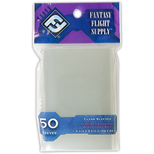 BOARD GAME SLEEVES: STANDAR EUROPEAN (59X92MM)1