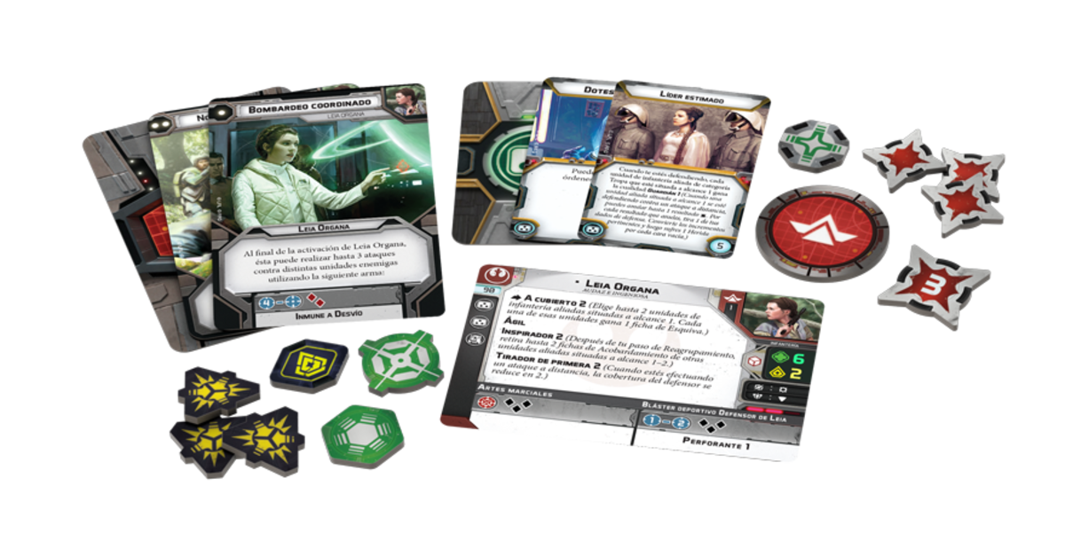 REBEL ALLIANCE PRINCESS LEIA ORGANA COMMANDER EXPANSION (INGLES)3