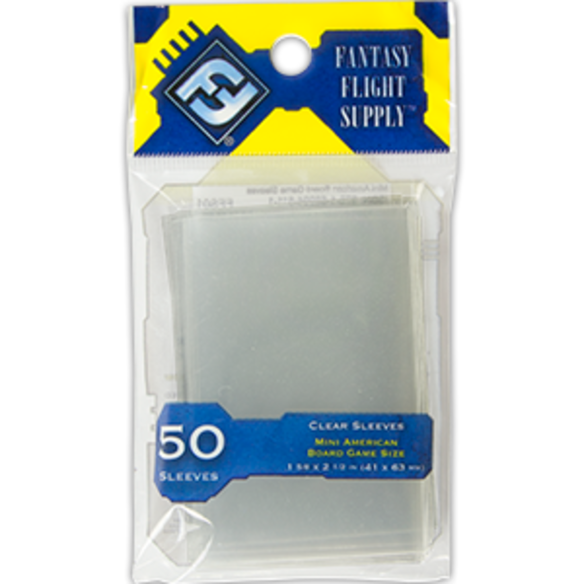 BOARD GAME SLEEVES: MINI AMERICAN (41X63 MM)1