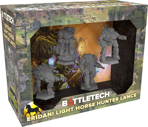 BATTLETECH ERIDANI LIGHT HORSE HUNTER LANCE MINIATURES PACK1