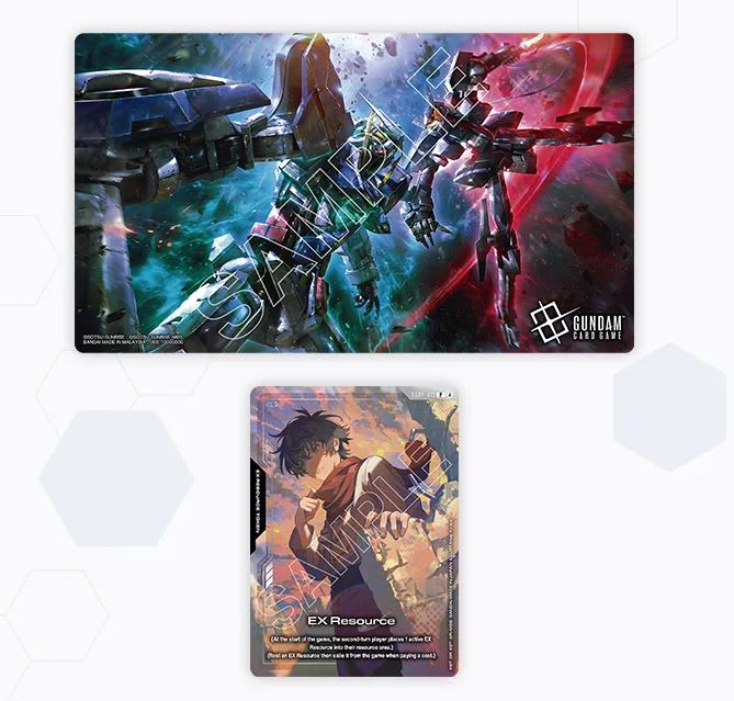 GUNDAM CARD GAME: PLAYMAT AND CARD SET MOBILE SUIT GUNDAM 001