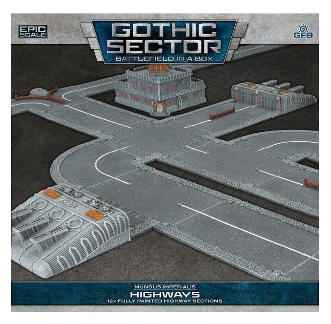 BATTLEFIELD IN A BOX: MUNDUS IMPERIALIS - HIGHWAYS, ROADS AND CRATERS (DAMAGED X9)2