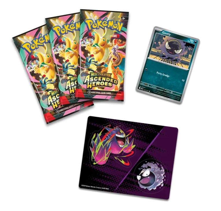 POKEMON TCG: MEGA EVOLUTION 02,5 ASCENDED HEROES- TECH STICKER COLLECTION - GENGAR1