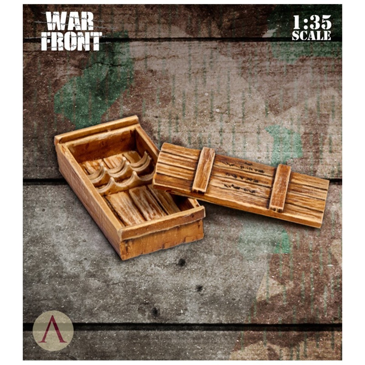 WARFRONT ACCESORIES 1:35: GERMAN SUPPLIES - AMMO BOX AND AMMUNITION4