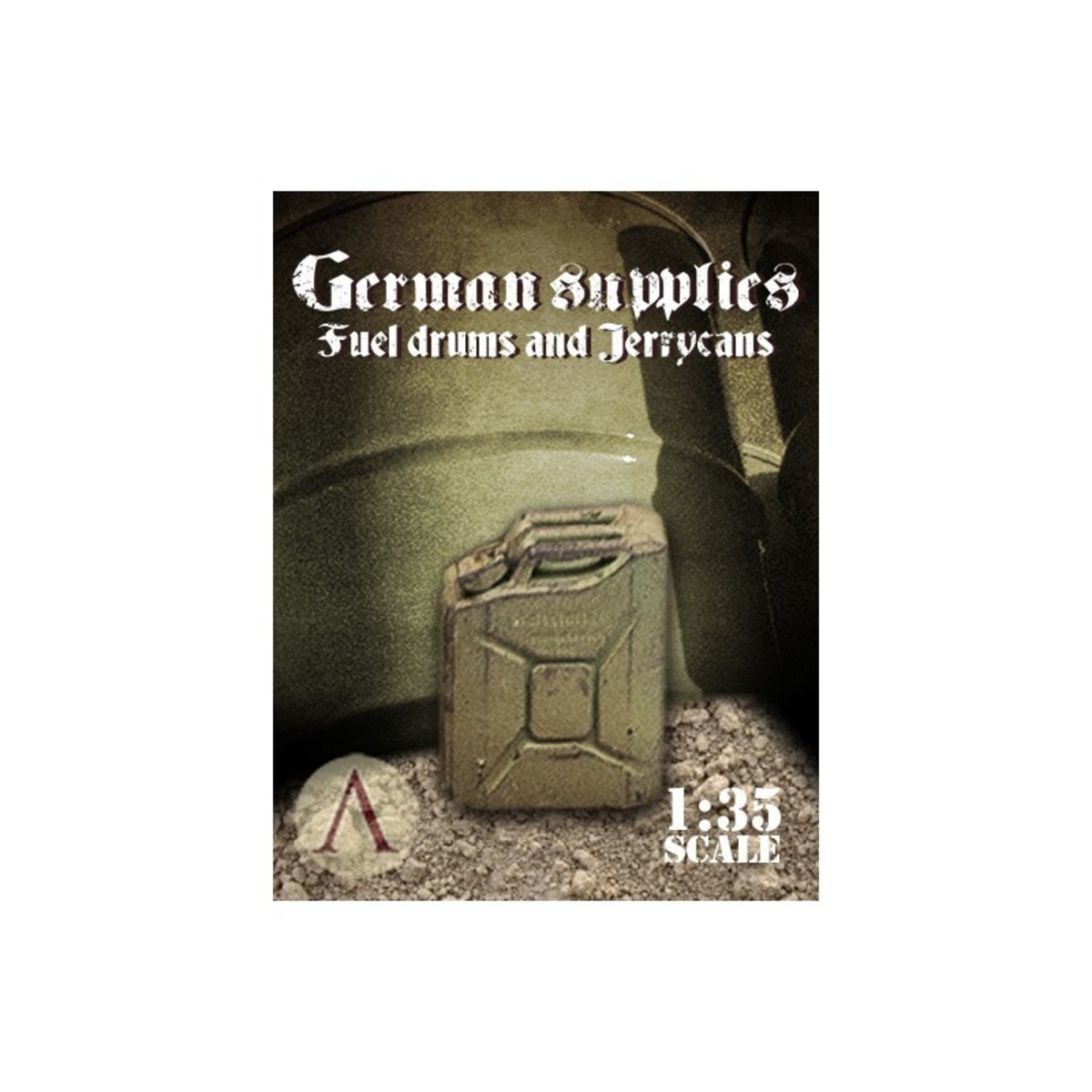 WARFRONT ACCESORIES 1:35: GERMAN SUPPLIES - FUEL DRUMS AND JERRYCANS4