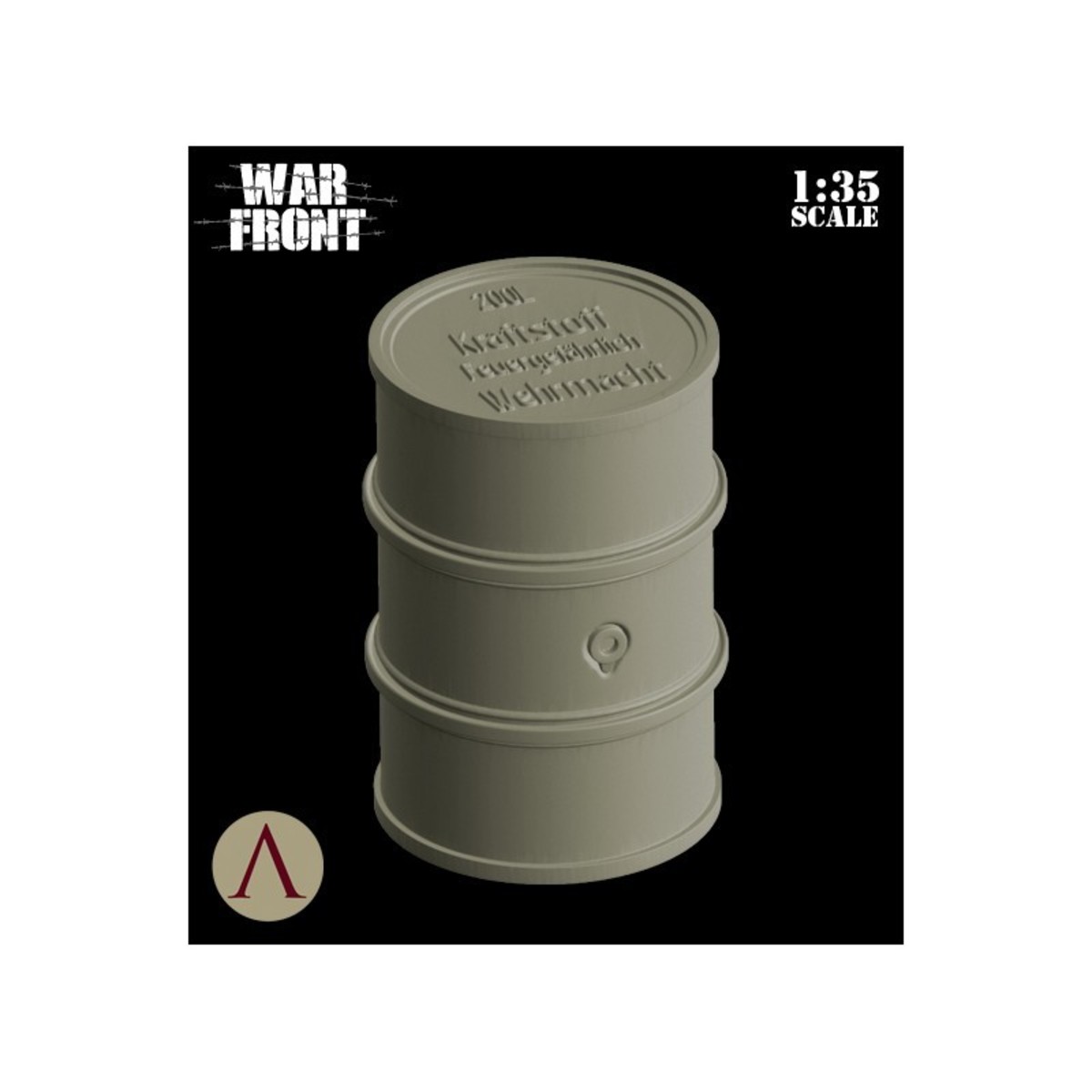 WARFRONT ACCESORIES 1:35: GERMAN SUPPLIES - FUEL DRUMS AND JERRYCANS5