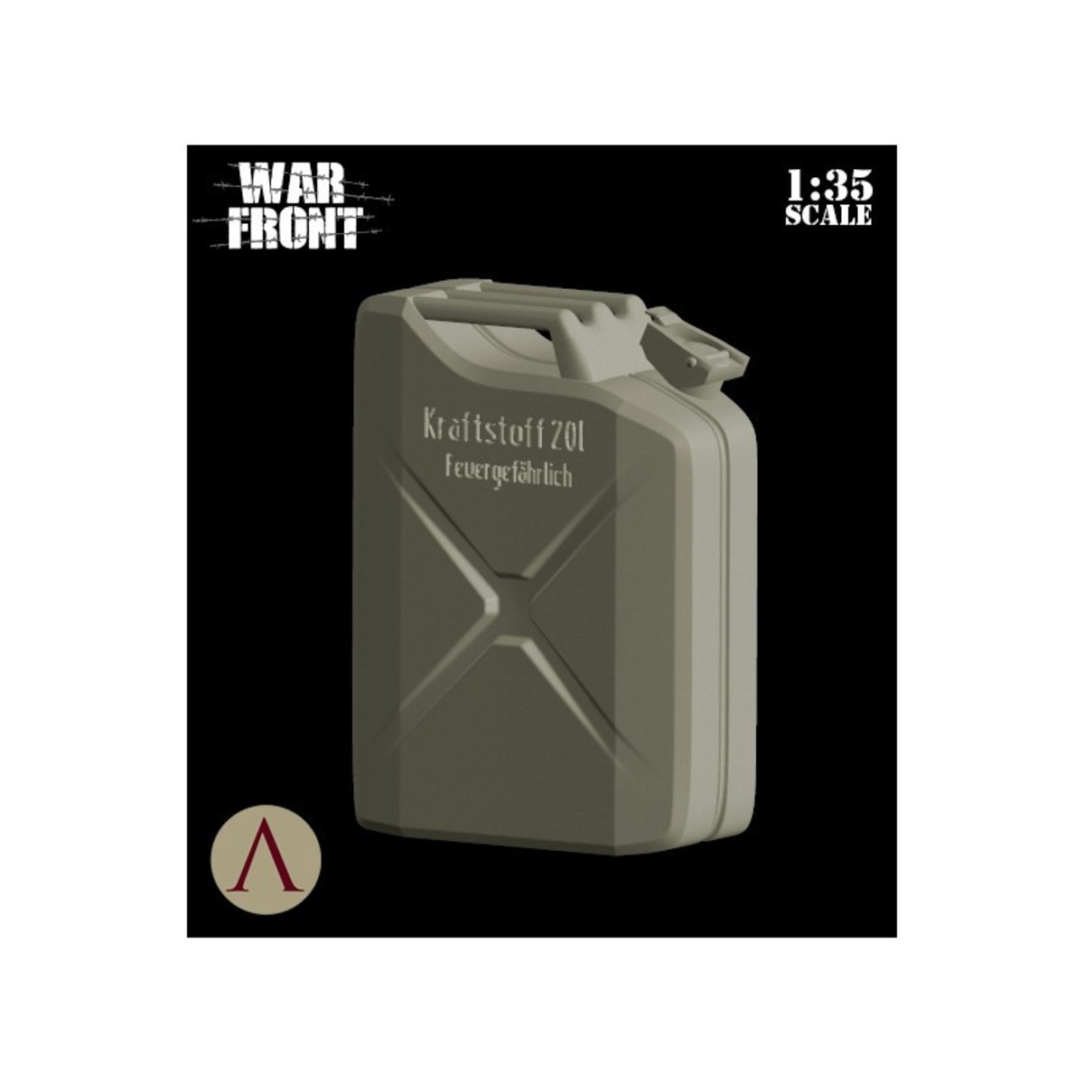 WARFRONT ACCESORIES 1:35: GERMAN SUPPLIES - FUEL DRUMS AND JERRYCANS8