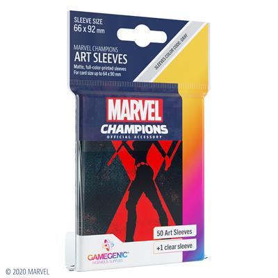 MARVEL CHAMPIONS SLEEVES – BLACK WIDOW1