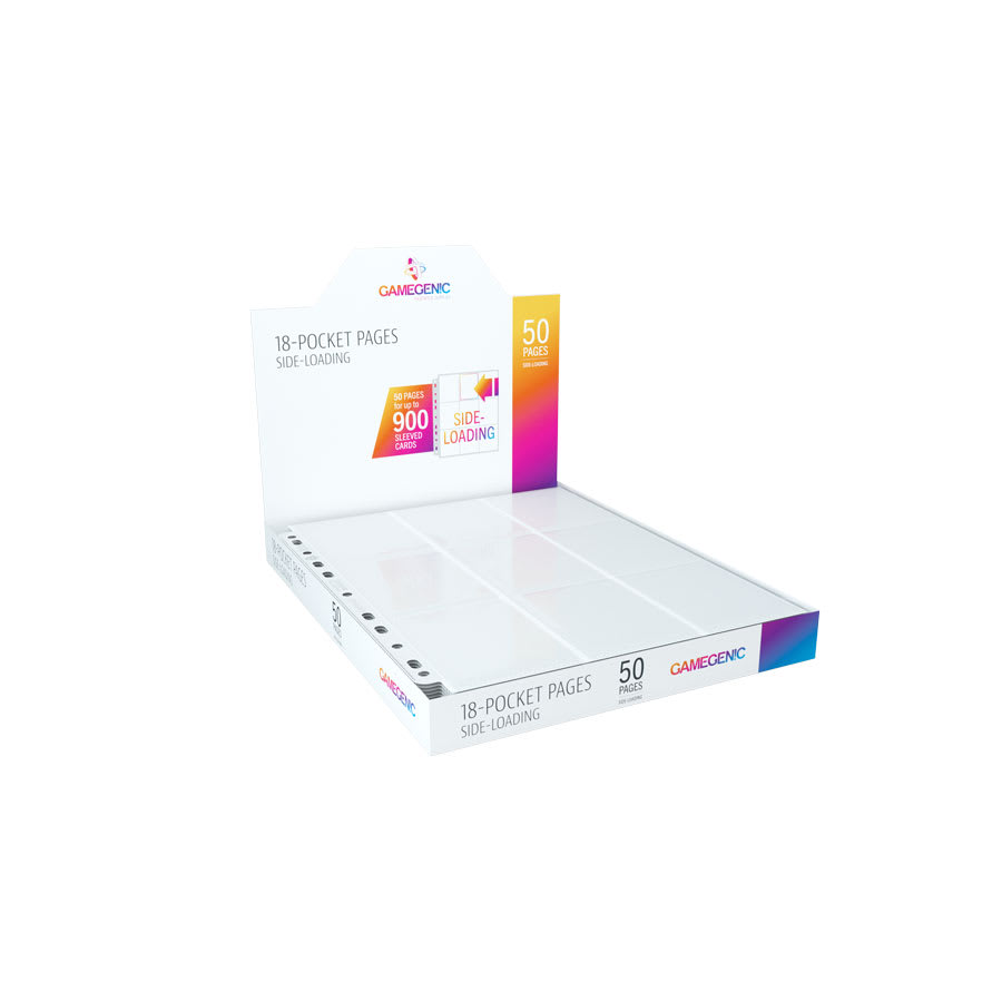 GG ESSENTIAL LINE SIDELOADING 18-POCKET PAGES WHITE1