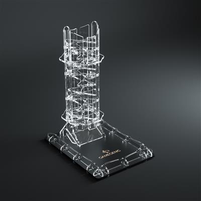GAMEGENIC CRYSTAL TWISTER PREMIUM DICE TOWER1