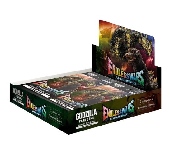GODZILLA CARD GAME: BOOSTER SET #4 ENDLESS WARS BOOSTER DISPLAY1