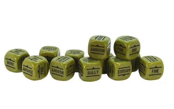 Bolt Action: Orders Dice pack - Green1