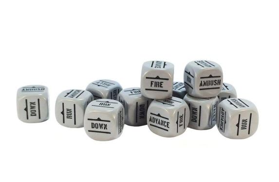 Bolt Action: Orders Dice pack - Grey1