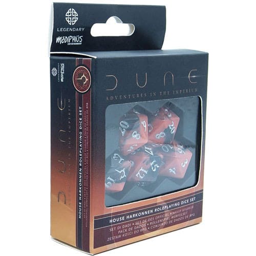 DUNE RPG - DICE SET- HARKONNEN1