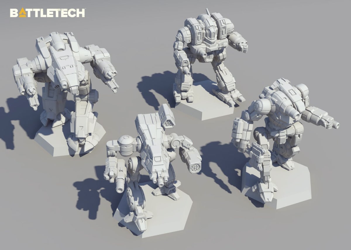 BATTLETECH - INNER SPHERE HEAVY BATTLE LANCE1