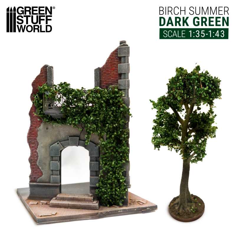 HIEDRA MODELISMO - ABEDUL VERDE OSCURO - GRANDE2