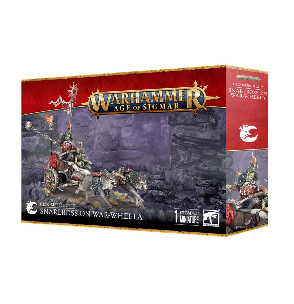 GLOOMSPITE GITZ: SNARLBOSS ON WAR-WHEELA1