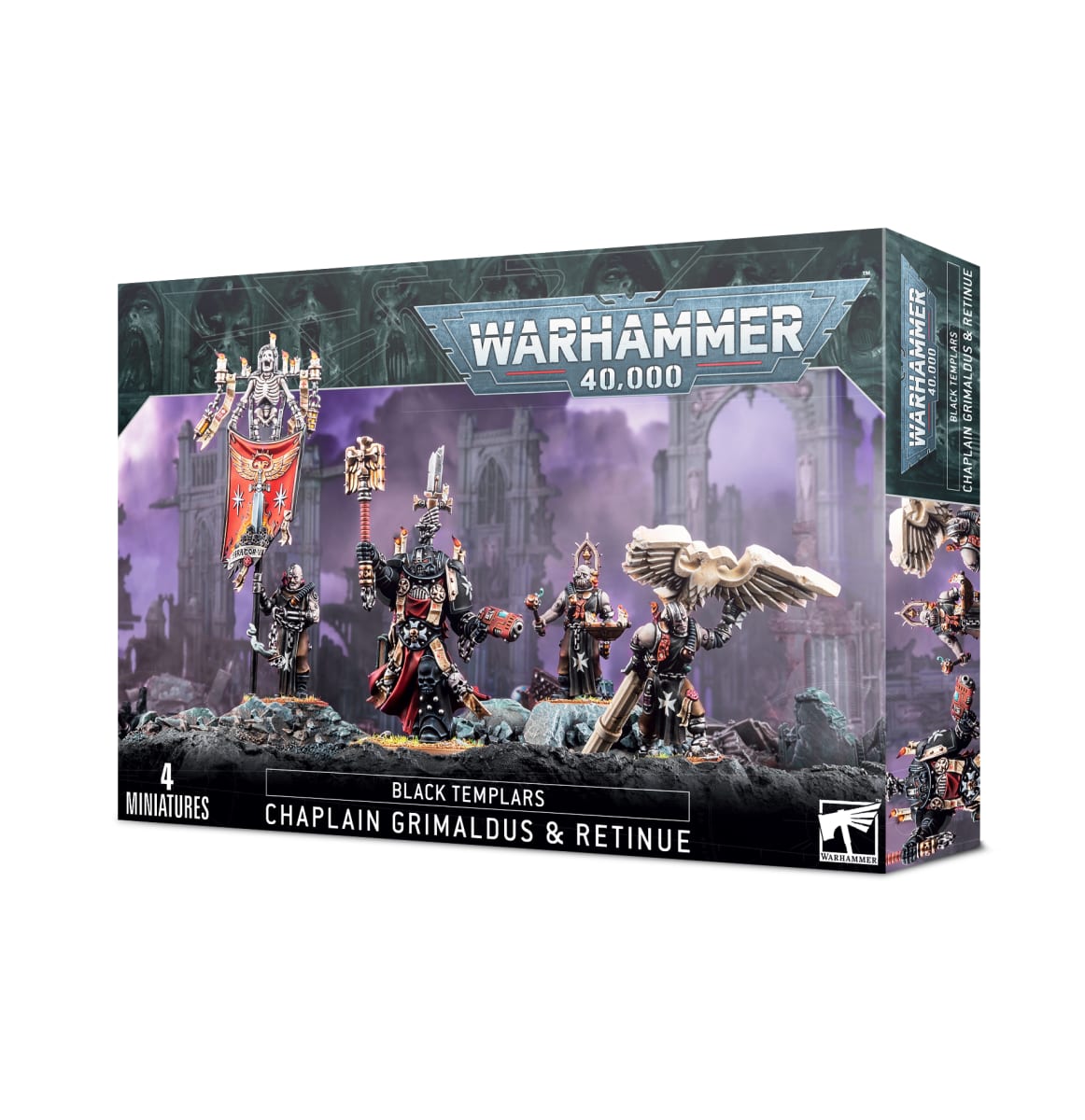 BLACK TEMPLARS: GRIMALDUS & RETINUE1