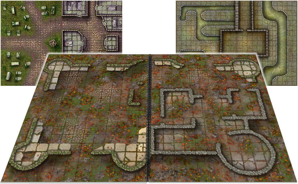 BATTLE MAP - GIANT BOOK OF BATTLE MATS, REVISED2