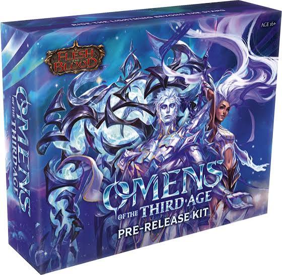 FLESH AND BLOOD TCG: OMENS OF THE THIRD AGE PRE-RELEASE KIT1
